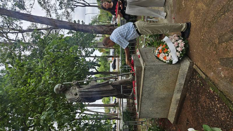 Floral Tribute to Mahatma Gandhi on his death anniversary - 30 January 2026.